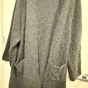 Ava & Viv Charcoal Gray Women's Cardigan
